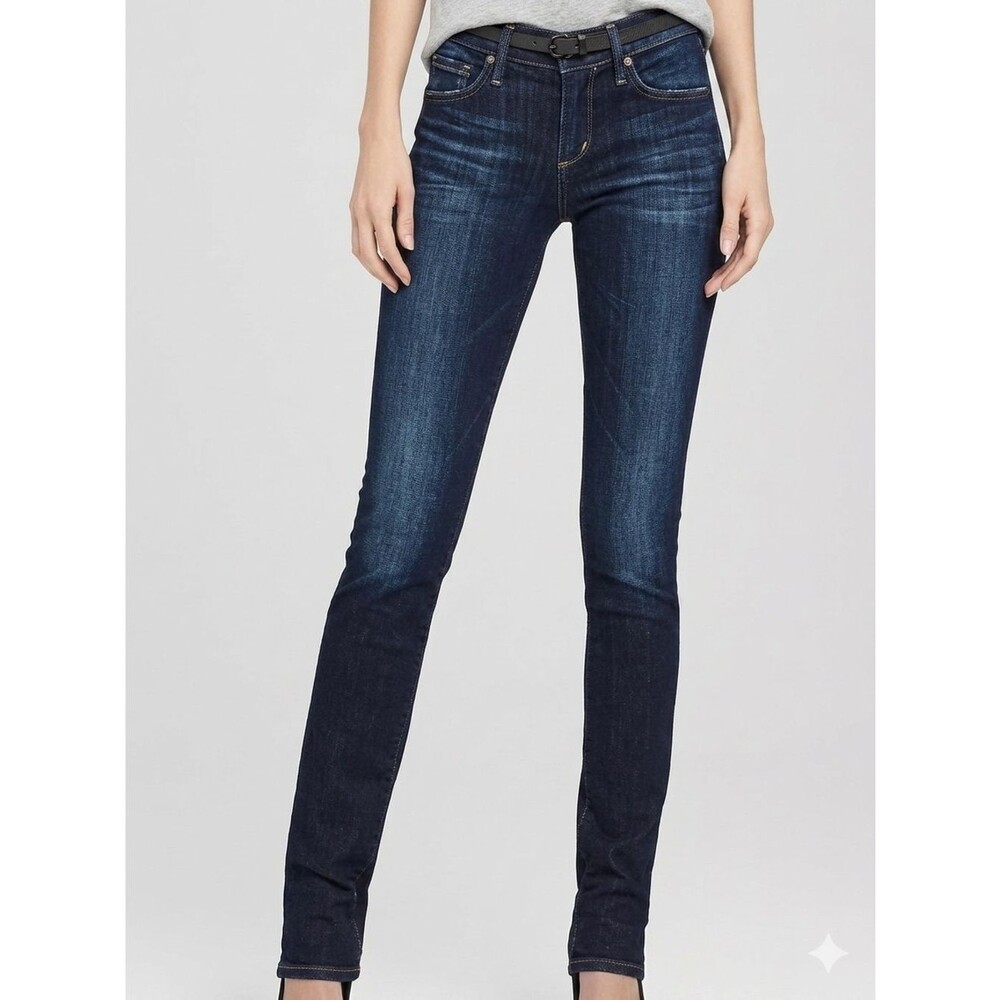 Citizens of Humanity Ava Low Rise Straight Leg Jeans Dark Wash 27